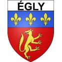 égly 91 ville Stickers blason autocollant adhésif