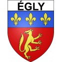 Stickers coat of arms égly adhesive sticker