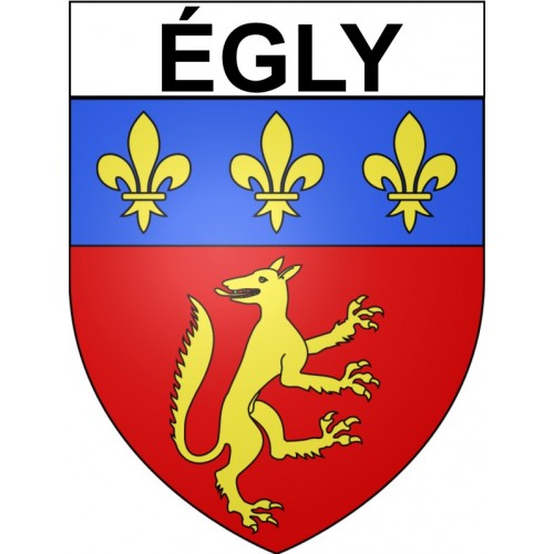 Stickers coat of arms égly adhesive sticker