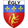 égly 91 ville Stickers blason autocollant adhésif