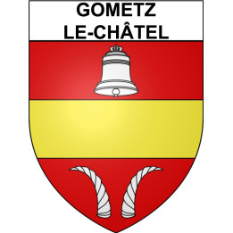 Stickers coat of arms Gometz-le-Châtel adhesive sticker