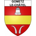 Stickers coat of arms Gometz-le-Châtel adhesive sticker