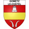 Gometz-le-Châtel 91 ville Stickers blason autocollant adhésif