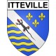 Itteville 91 ville Stickers blason autocollant adhésif