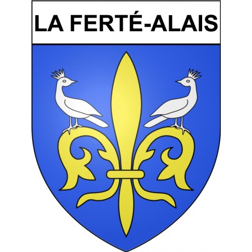 La Ferté-Alais 91 ville Stickers blason autocollant adhésif