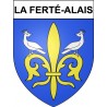 Stickers coat of arms La Ferté-Alais adhesive sticker