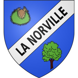 Stickers coat of arms La Norville adhesive sticker