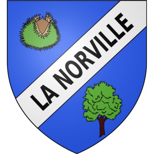 La Norville 91 ville Stickers blason autocollant adhésif