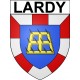 Adesivi stemma Lardy adesivo