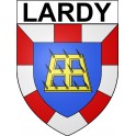 Adesivi stemma Lardy adesivo