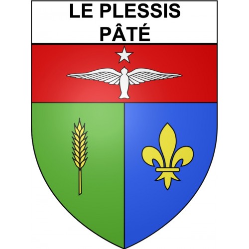 Adesivi stemma Le Plessis-Pâté adesivo