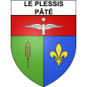 Pegatinas escudo de armas de Le Plessis-Pâté adhesivo de la etiqueta engomada