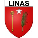 Stickers coat of arms Linas adhesive sticker