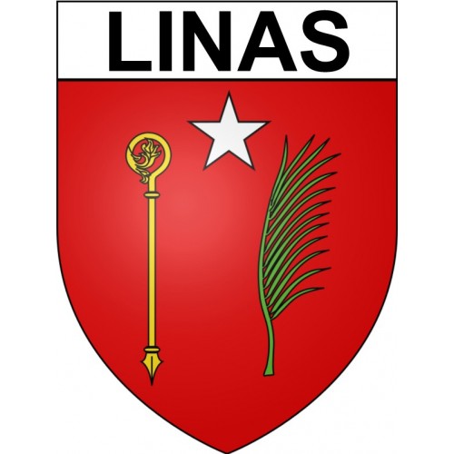 Adesivi stemma Linas adesivo