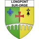 Stickers coat of arms Longpont-sur-Orge adhesive sticker