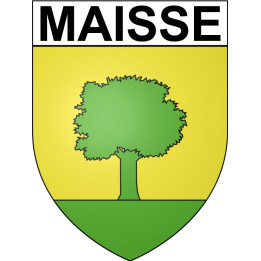 Pegatinas escudo de armas de Maisse adhesivo de la etiqueta engomada