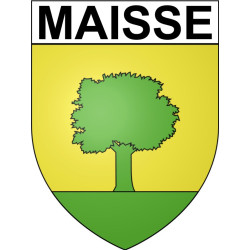 Pegatinas escudo de armas de Maisse adhesivo de la etiqueta engomada
