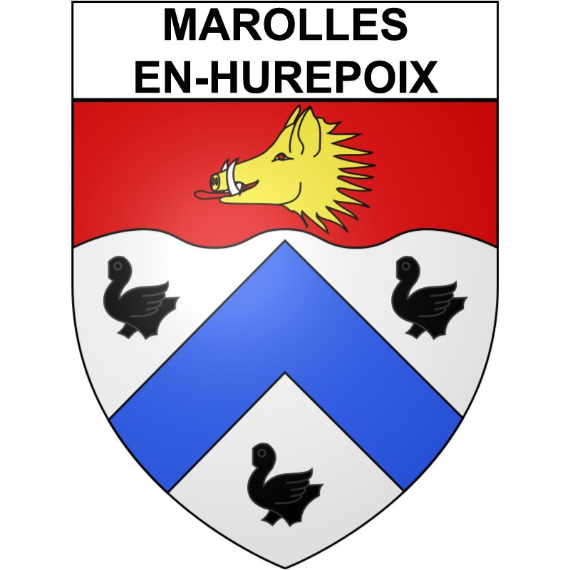 Adesivi stemma Marolles-en-Hurepoix adesivo