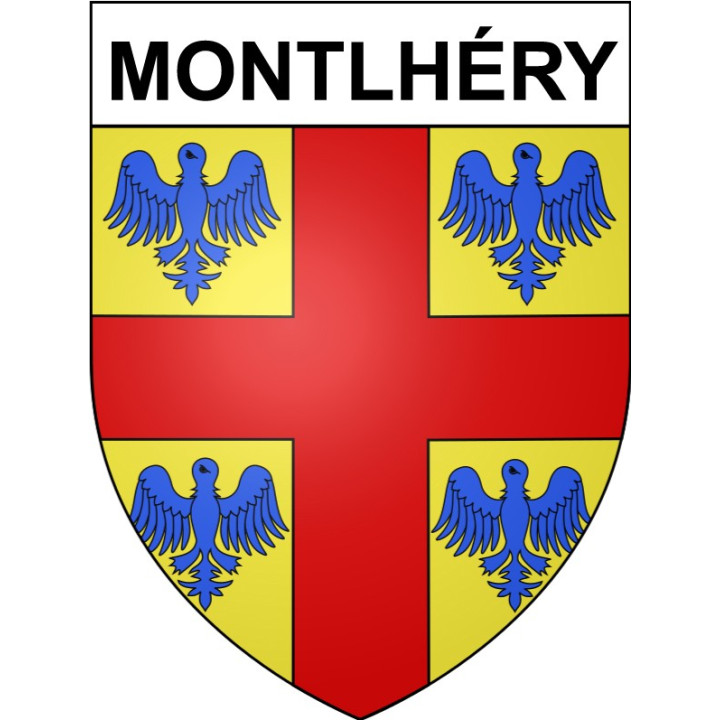 Montlhéry Sticker wappen, gelsenkirchen, augsburg, klebender aufkleber