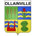 Adesivi stemma Ollainville adesivo