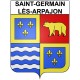 Stickers coat of arms Saint-Germain-lès-Arpajon adhesive sticker