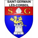 Stickers coat of arms Saint-Germain-lès-Corbeil adhesive sticker