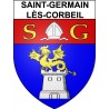 Stickers coat of arms Saint-Germain-lès-Corbeil adhesive sticker