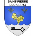 Saint-Pierre-du-Perray 91 ville Stickers blason autocollant adhésif