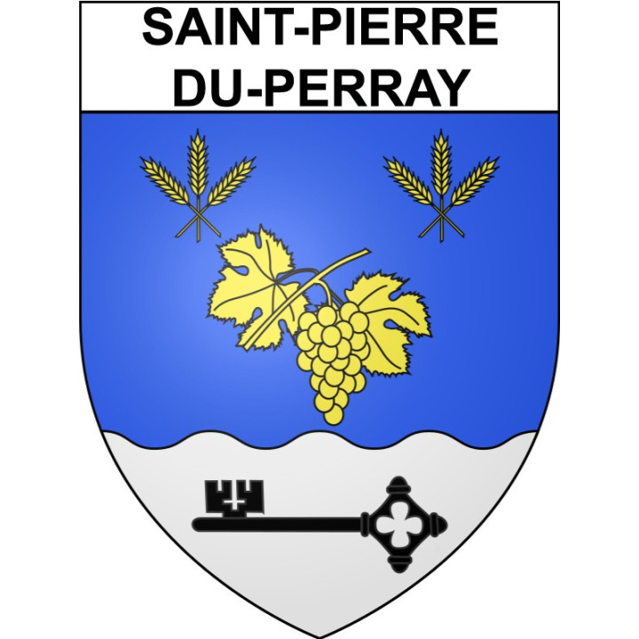 Stickers coat of arms Saint-Pierre-du-Perray adhesive sticker