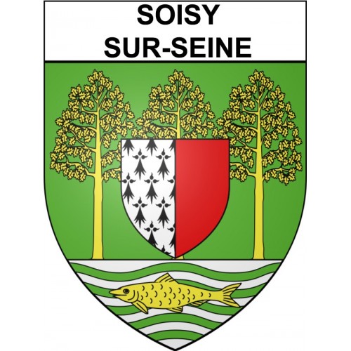Adesivi stemma Soisy-sur-Seine adesivo