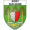 Adesivi stemma Soisy-sur-Seine adesivo