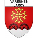 Stickers coat of arms Varennes-Jarcy adhesive sticker