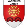Varennes-Jarcy Sticker wappen, gelsenkirchen, augsburg, klebender aufkleber
