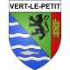 Pegatinas escudo de armas de Vert-le-Petit adhesivo de la etiqueta engomada