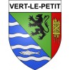Vert-le-Petit 91 ville Stickers blason autocollant adhésif