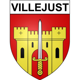 Villejust 91 ville Stickers blason autocollant adhésif