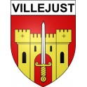 Villejust 91 ville Stickers blason autocollant adhésif