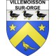 Pegatinas escudo de armas de Villemoisson-sur-Orge adhesivo de la etiqueta engomada