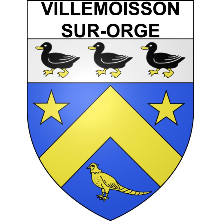 Stickers coat of arms Villemoisson-sur-Orge adhesive sticker