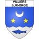 Villiers-sur-Orge 91 ville Stickers blason autocollant adhésif