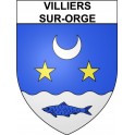 Villiers-sur-Orge 91 ville Stickers blason autocollant adhésif