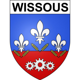 Stickers coat of arms Wissous adhesive sticker