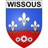 Adesivi stemma Wissous adesivo