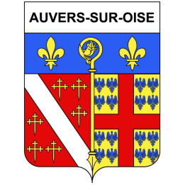 Stickers coat of arms Auvers-sur-Oise adhesive sticker