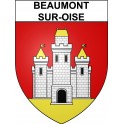 Stickers coat of arms Beaumont-sur-Oise adhesive sticker