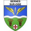 Stickers coat of arms Bernes-sur-Oise adhesive sticker