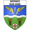 Bernes-sur-Oise 95 ville Stickers blason autocollant adhésif