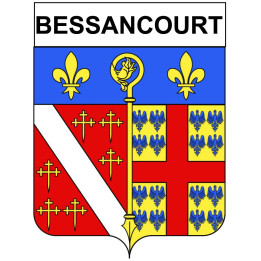 Stickers coat of arms Bessancourt adhesive sticker