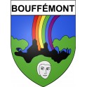 Pegatinas escudo de armas de Bouffémont adhesivo de la etiqueta engomada
