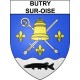 Butry-sur-Oise 95 ville Stickers blason autocollant adhésif